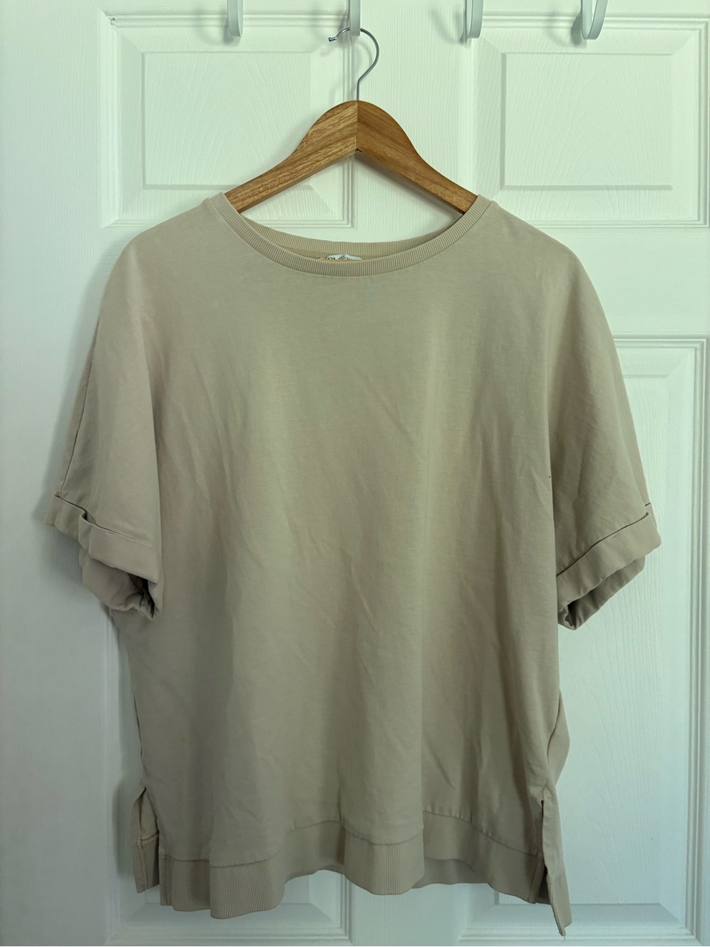 ZARA Cream Boxy Shirt